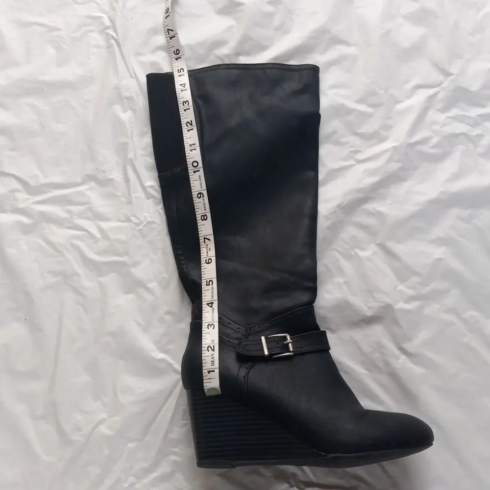 Mia Women's Claretta Knee High Boot Black Sz 8.5 - Picture 13 of 13